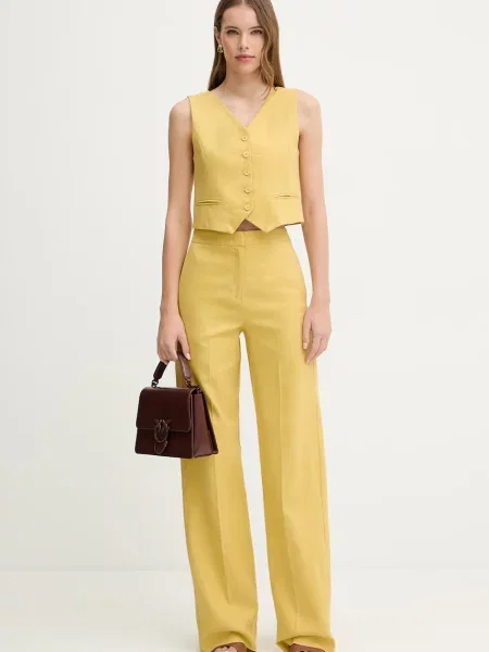 IBlues штани straight з додаванням льону CANALE