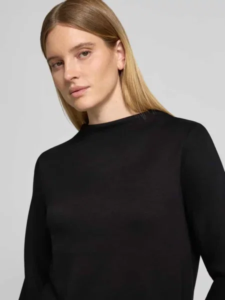 Bluza z rozszerzanym rękawem model Gisinna' Opus czarna
