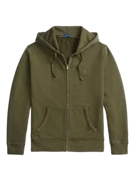 Ριγέ polo Polo Ralph Lauren με κουκούλα με αυτόγραφο λευκό