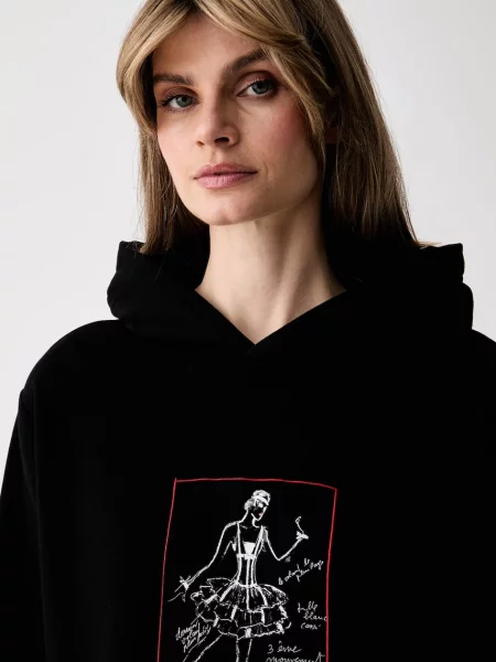 Свитер Karl Lagerfeld с капюшоном