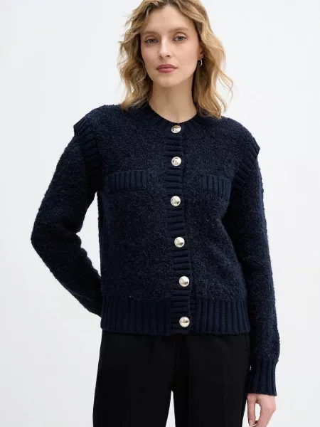 Sisley kardigan z dodatkiem wełny
