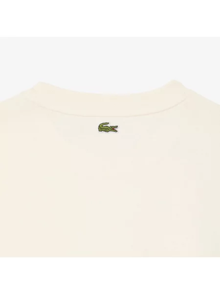 Lacoste Koszulka Z Nadrukiem beżowa