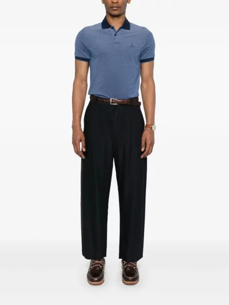 Polo Gant cu broderie albastru