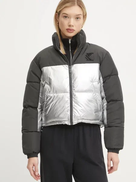 Karl Kani kurtka srebrny zimowa czarna