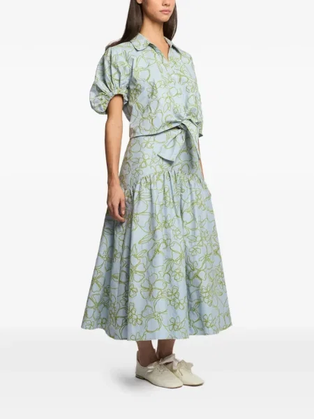 Cămașă Cinq A Sept cu model floral albastru