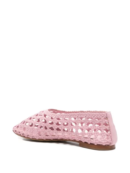 Pantofi cu toc Augusta din piele fără toc roz