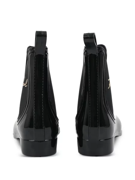 Botine Karl Lagerfeld cu autograf negru