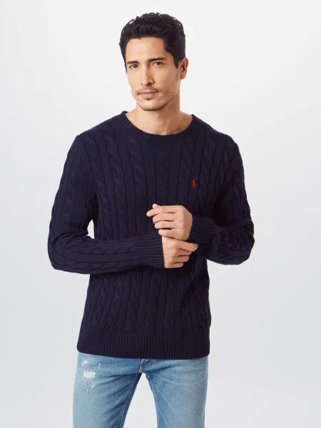 Polo Ralph Lauren Pulover Driver bleumarin roșu