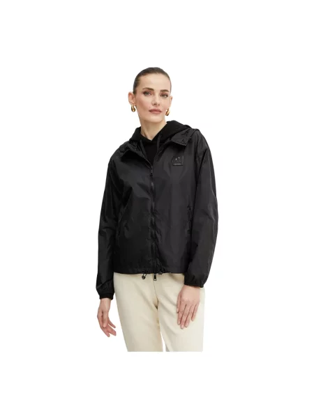Lekki płaszcz Armani Exchange czarny