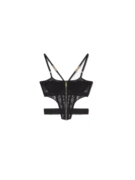 Top Versace Jeans Couture czarny