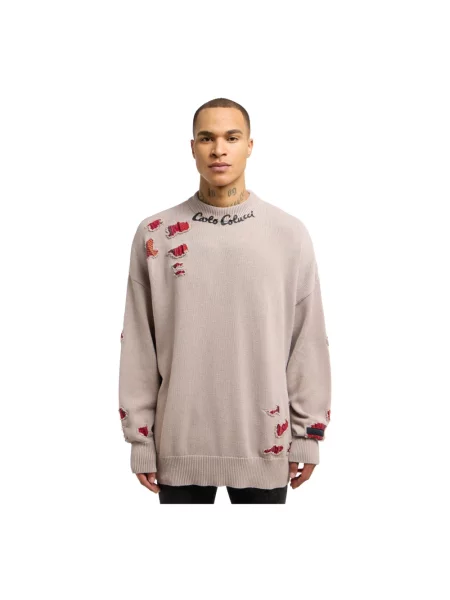 Sweter Carlo Colucci beżowy