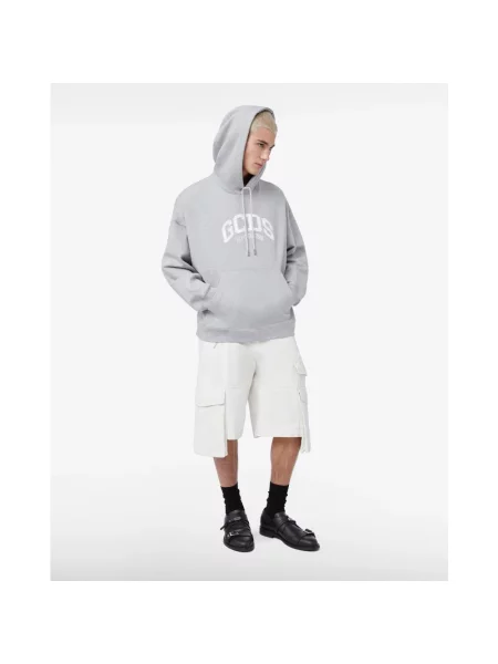 Bluza z kapturem Gcds z logo szara