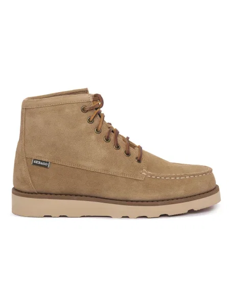 Pantofi Sebago din piele de căprioară bej