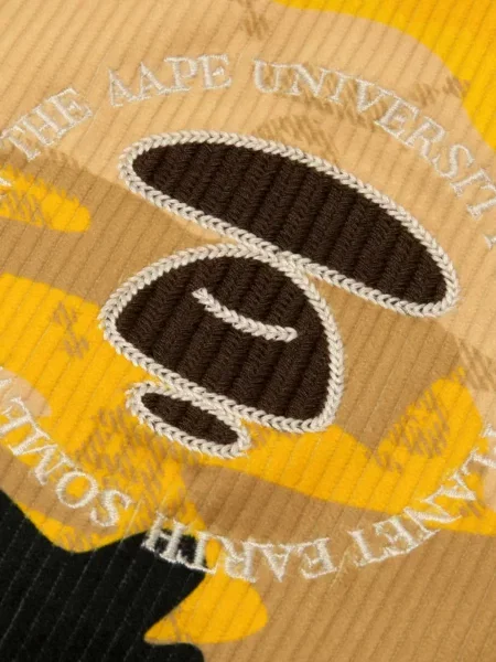 Μπουφάν bomber Aape By *a Bathing Ape® με σχέδιο παραλλαγής κίτρινο