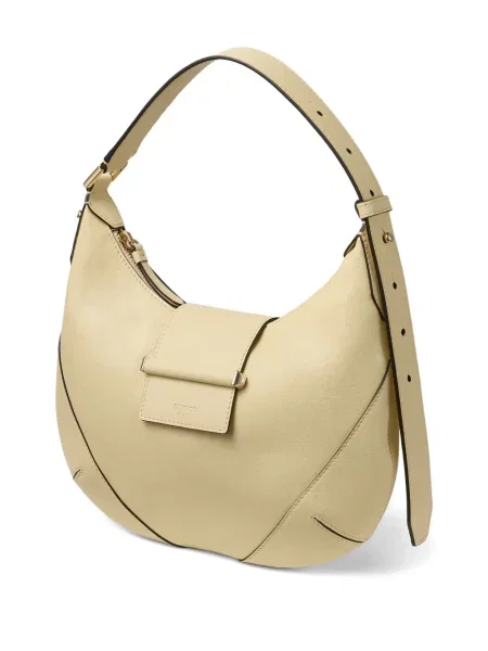 Geanta de piele Jimmy Choo din piele galben