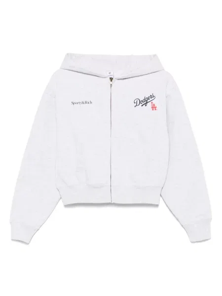 Hanorac cu glugă Sporty & Rich gri