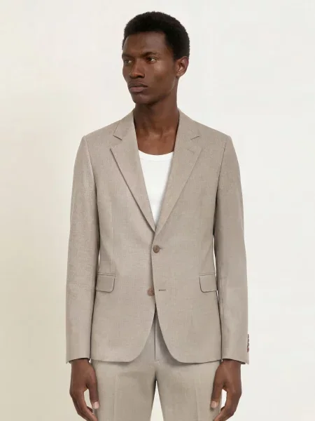 Hugo Oblekové Sako Anton Extra Slim Fit medium beige béžové