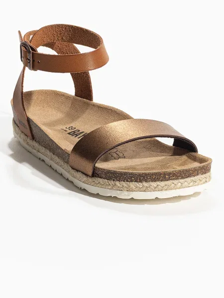 Bayton Sandale cu baretă Jovial caramel / bronz maro
