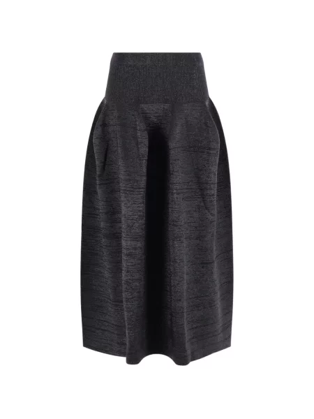 Fustă midi Cfcl tricotate evazată negru