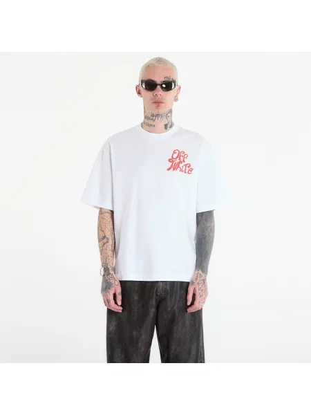 Skate in ulica majica Off-white bela