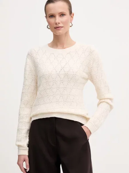 Morgan pulover din amestec de lână bej