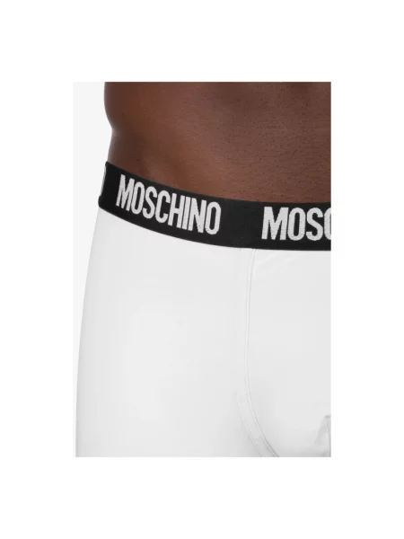 Szorty Moschino ze stretchu białe