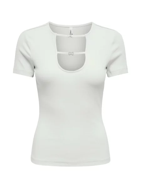 Tricou Only scurt alb