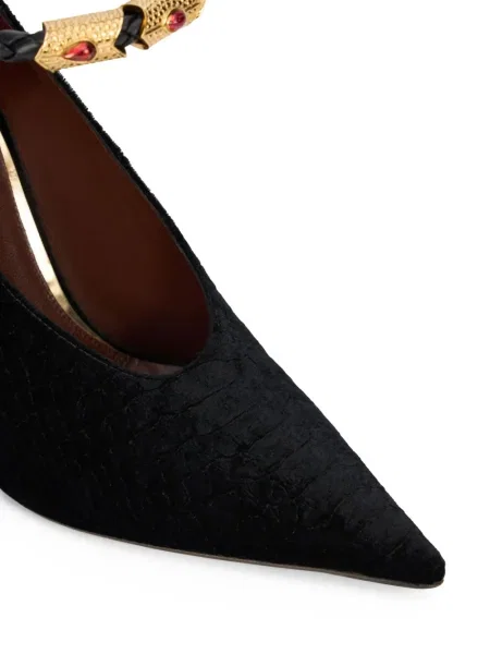 Полуотворени обувки Roberto Cavalli черно