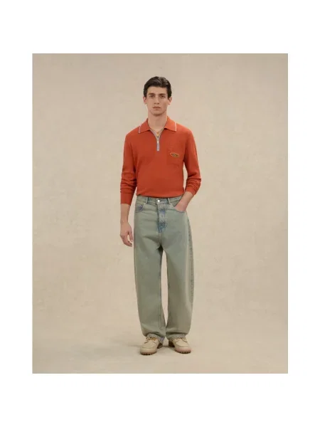 Sweter Drole De Monsieur pomarańczowy