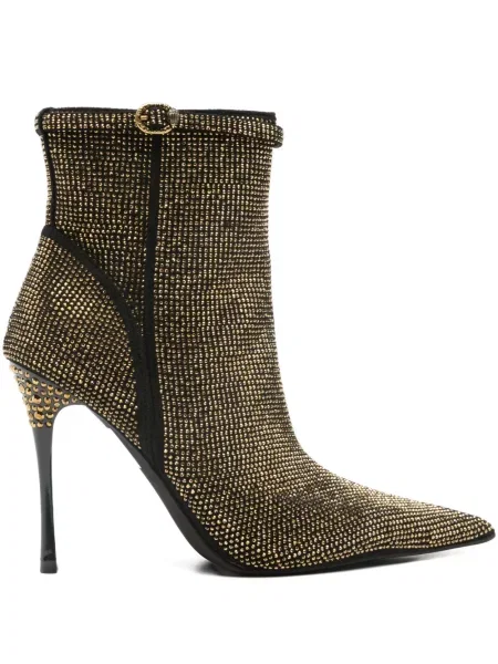 Botine Kurt Geiger London cu cataramă cu tepi auriu