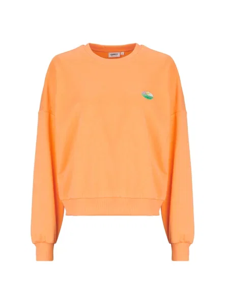 Pulover Only oranžna