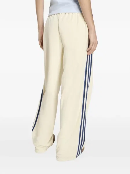 Sznurek ściągający kołnierzykowy podkoszulka Adidas w paski czarna