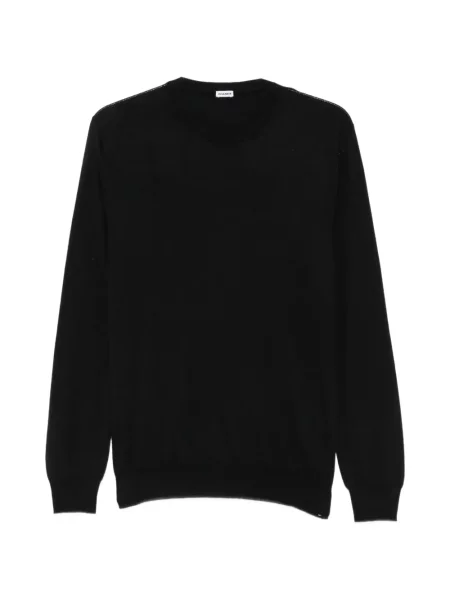 Pulover Jil Sander din cașmir cu decolteu rotund negru