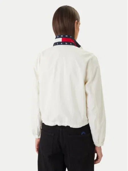 Tommy Jeans Prehodna jakna Essential Écru bež