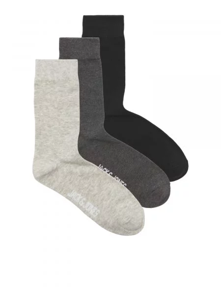 JACK & JONES Șosete JJRAFAEL grafit / deschis / negru / alb gri