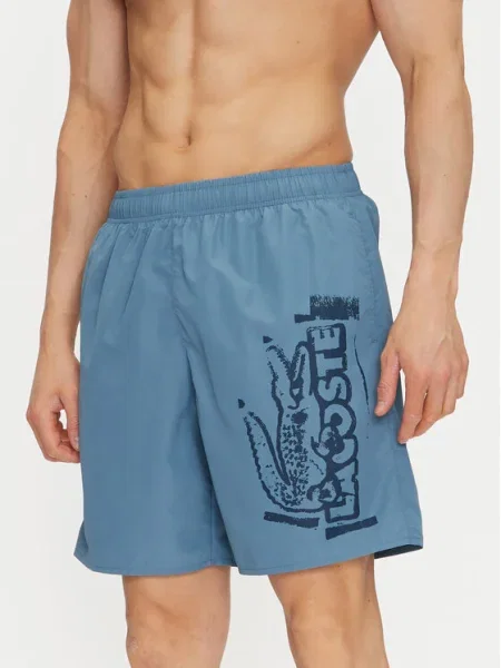Lacoste Pantaloni scurți pentru înot albastru
