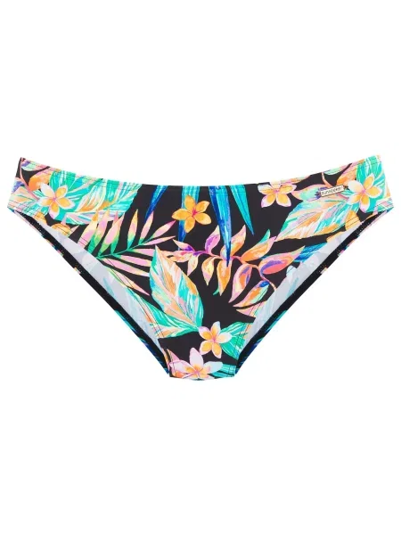 SUNSEEKER Slip costum de baie albastru aqua / verde / portocaliu homar negru