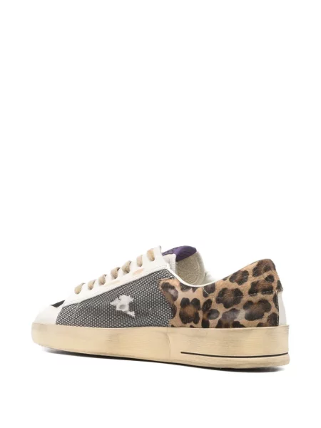 Маратонки Golden Goose Stardan с принт с леопардов принт бяло