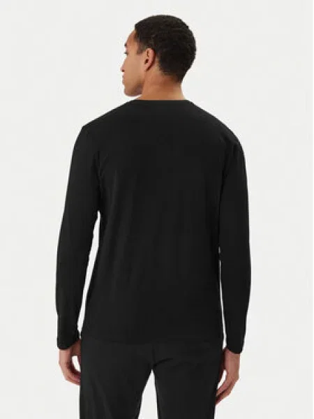 BOSS loungewear majica z dolgimi rokavi z elastanom Mix&Match LS-Shirt R črna