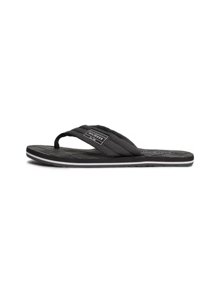 TOMMY HILFIGER Flip-flops negru