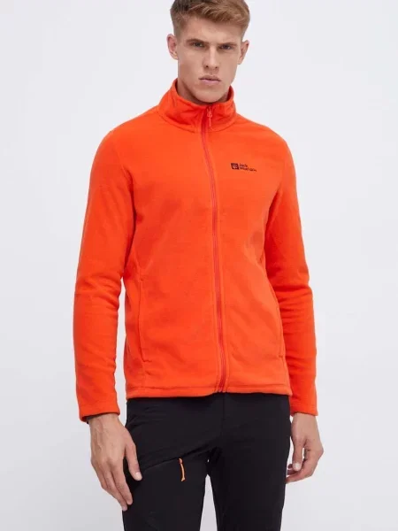 Sportovní mikina Jack Wolfskin Taunus červená