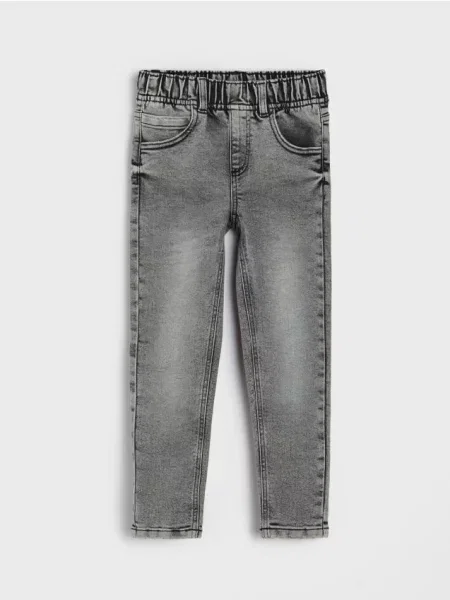 Sinsay Relaxed skinny džíny s příměsí viskózy šedá
