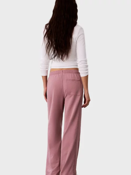 Махровые спортивные штаны Calvin Klein розовые
