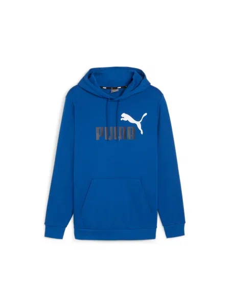 PUMA Športna majica kraljevo modra / antracit bela
