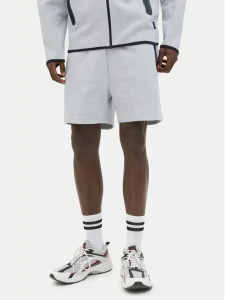 Jack&Jones Sportovní kraťasy Gordon Fusion Šedá černé