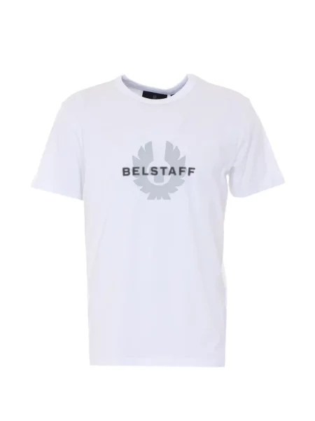 Tricou Belstaff cu imagine alb