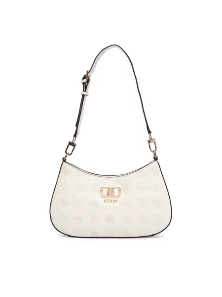 Сумка Guess Emelie Logo Кремовий