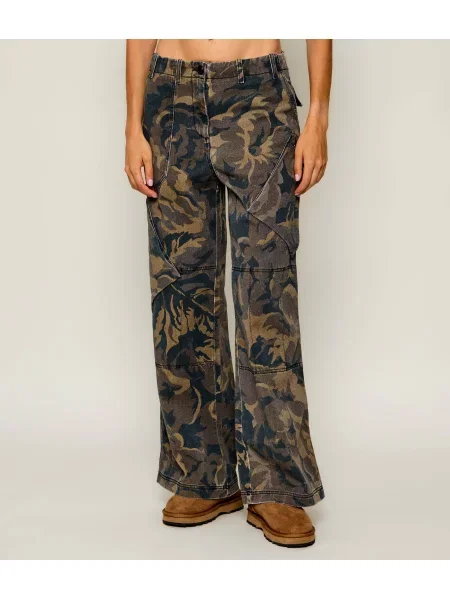 Pinko Pantaloni cargo Haiku verde