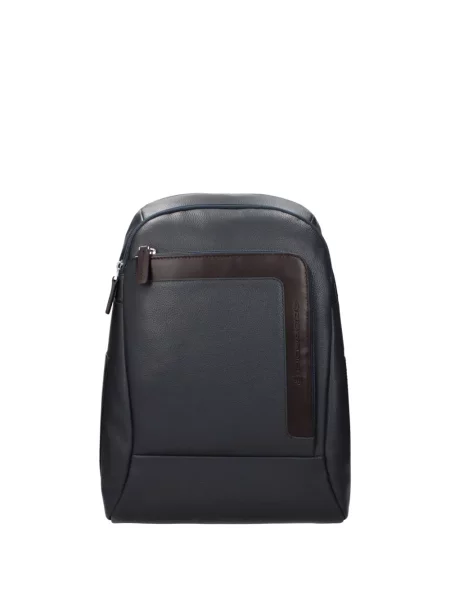 Rucsac Piquadro din piele albastru