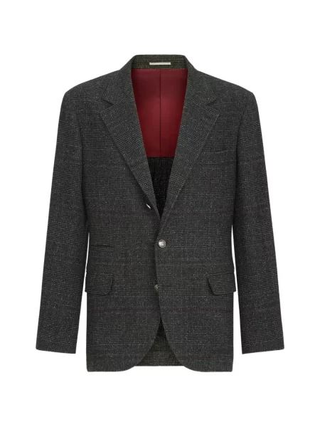 Sacou Brunello Cucinelli de lână gri